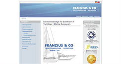 Desktop Screenshot of franzius.com